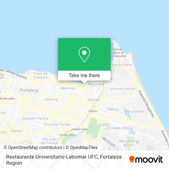 Restaurante Universitario-Labomar UFC map