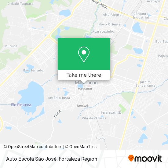 Auto Escola São José map