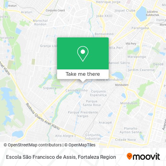 Escola São Francisco de Assis map
