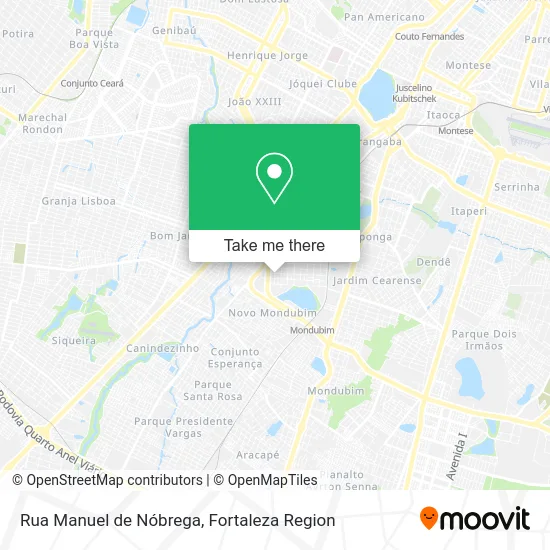 Rua Manuel de Nóbrega map