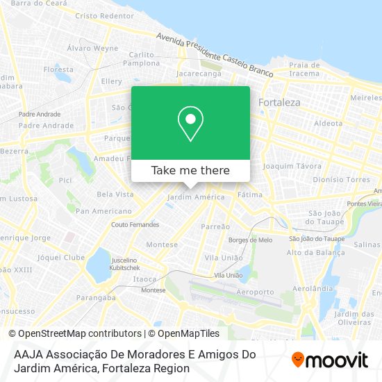 Mapa AAJA Associação De Moradores E Amigos Do Jardim América