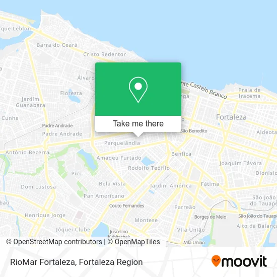 RioMar Fortaleza map