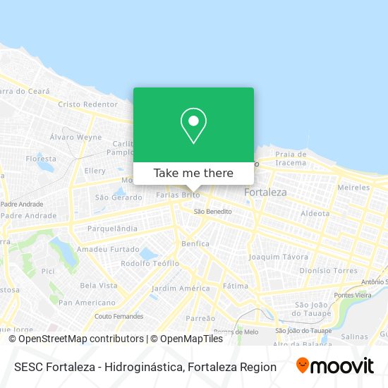 SESC Fortaleza - Hidroginástica map