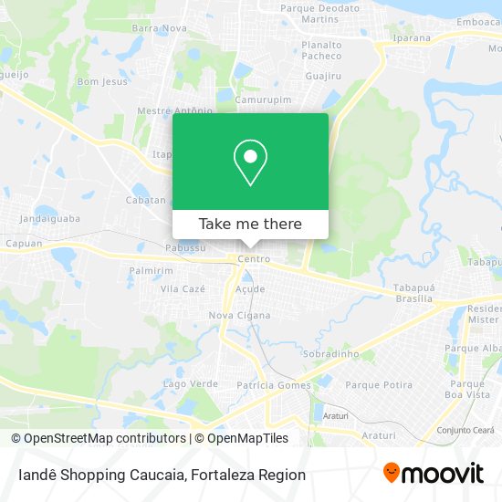 Iandê Shopping Caucaia map