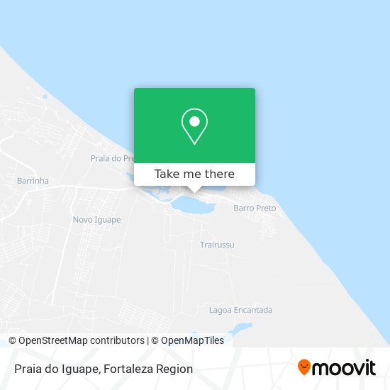 Mapa Praia do Iguape