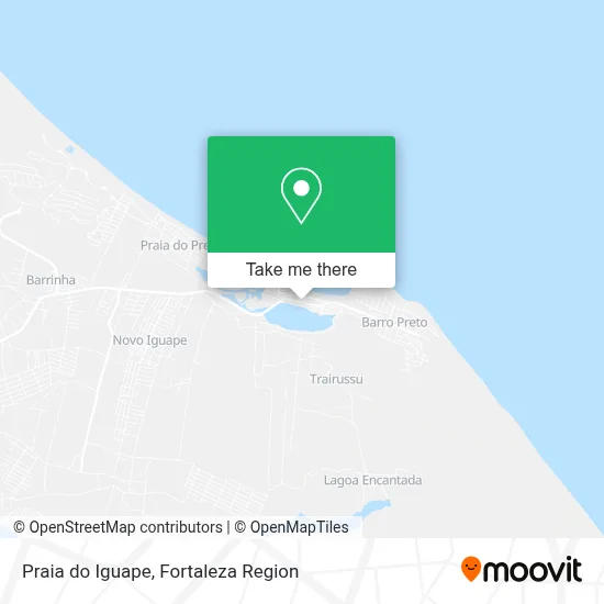Praia do Iguape map