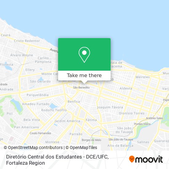 Diretório Central dos Estudantes - DCE / UFC map