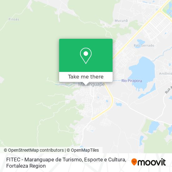 Mapa FITEC - Maranguape de Turismo, Esporte e Cultura