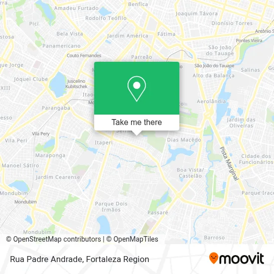 Rua Padre Andrade map