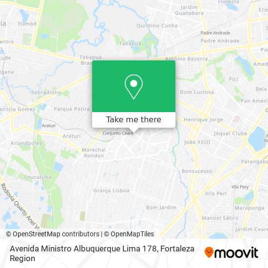 Avenida Ministro Albuquerque Lima 178 map
