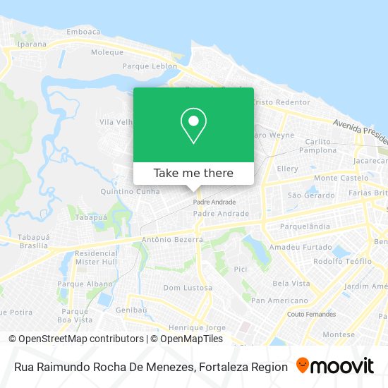 Mapa Rua Raimundo Rocha De Menezes