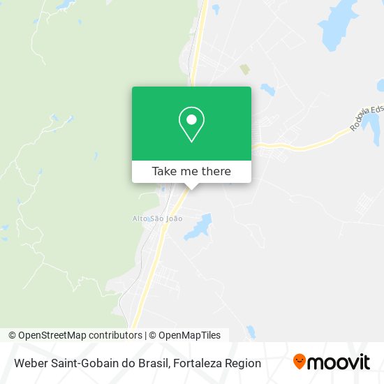 Weber Saint-Gobain do Brasil map