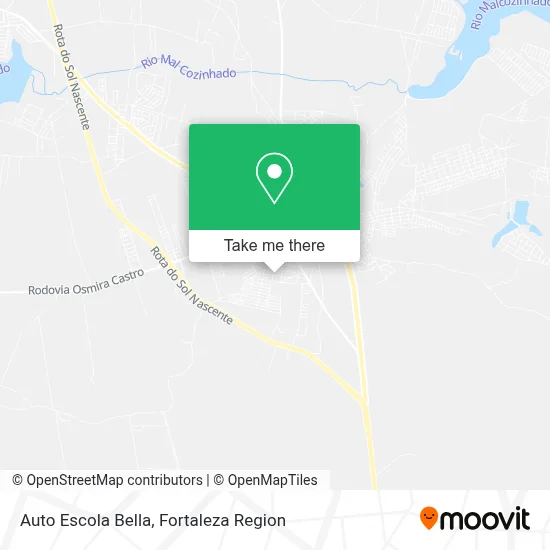 Auto Escola Bella map