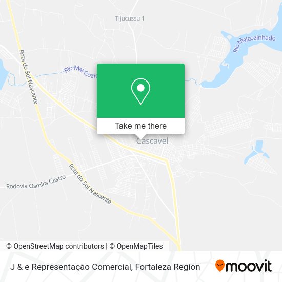 J & e Representação Comercial map