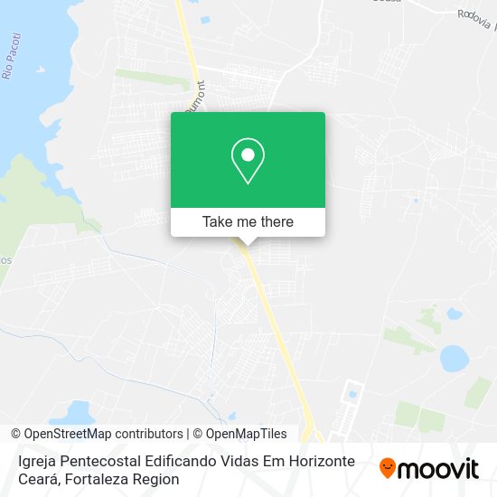 Igreja Pentecostal Edificando Vidas Em Horizonte Ceará map