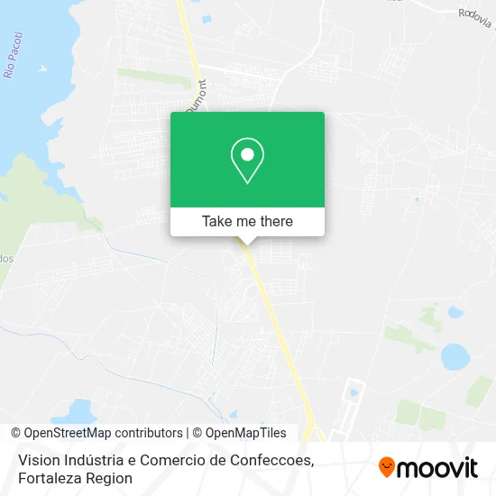 Vision Indústria e Comercio de Confeccoes map