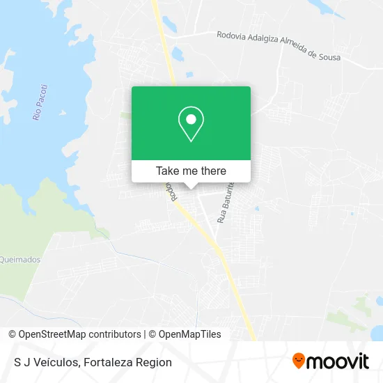 S J Veículos map