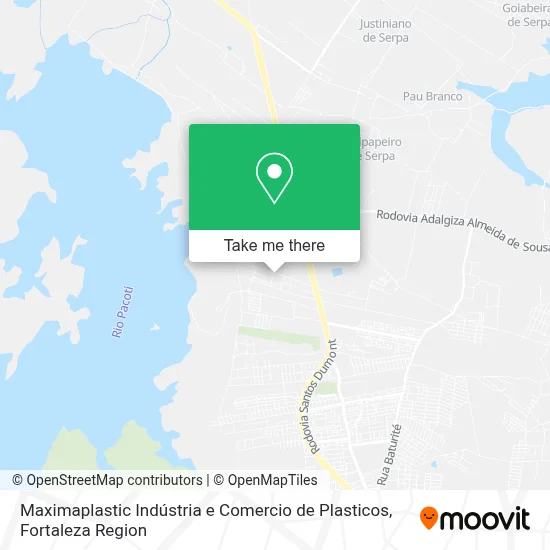 Maximaplastic Indústria e Comercio de Plasticos map