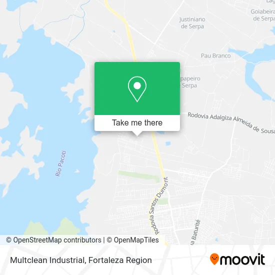 Multclean Industrial map