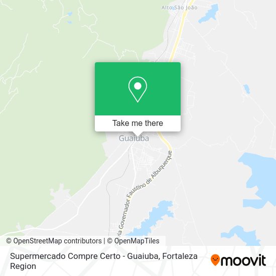 Supermercado Compre Certo - Guaiuba map