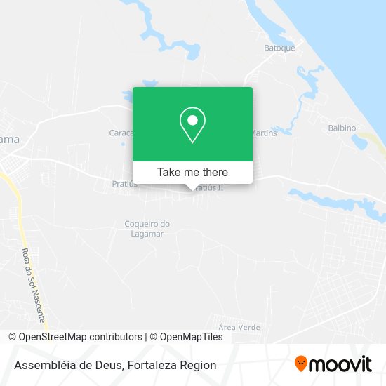 Assembléia de Deus map