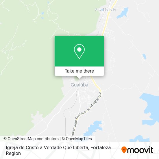 Igreja de Cristo a Verdade Que Liberta map