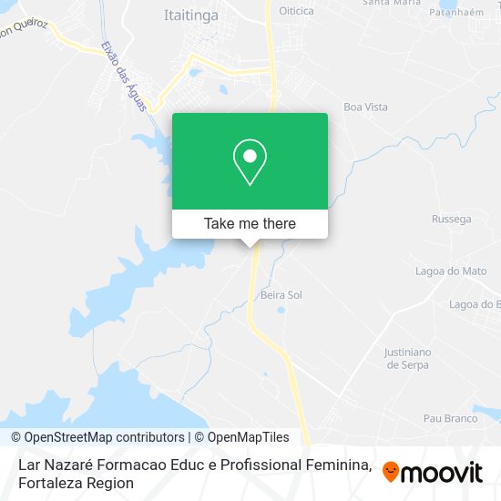 Lar Nazaré Formacao Educ e Profissional Feminina map