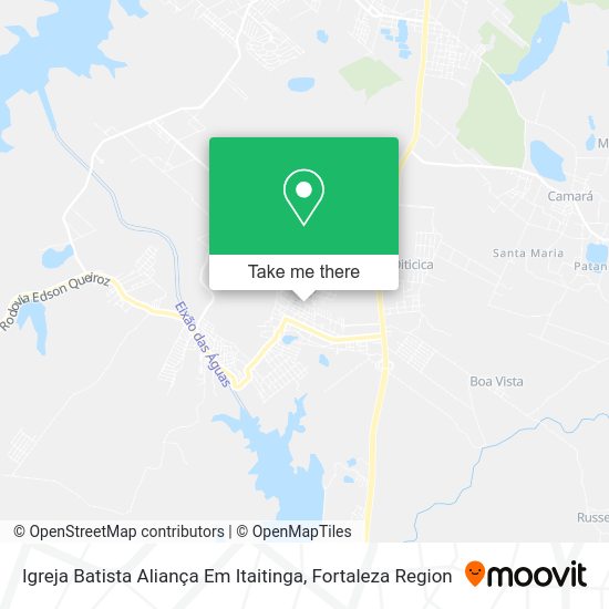 Igreja Batista Aliança Em Itaitinga map