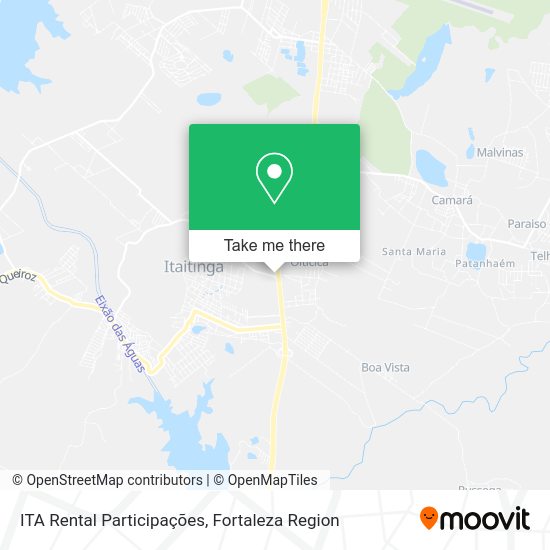 ITA Rental Participações map