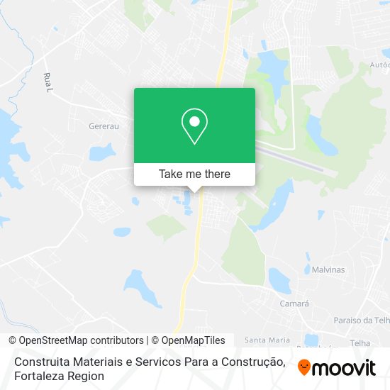 Construita Materiais e Servicos Para a Construção map