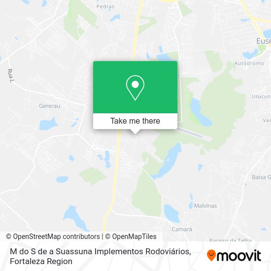M do S de a Suassuna Implementos Rodoviários map