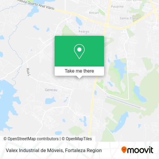 Valex Industrial de Móveis map