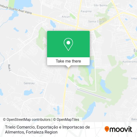 Trielo Comercio, Exportação e Importacao de Alimentos map