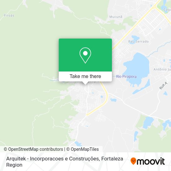 Arquitek - Incorporacoes e Construções map