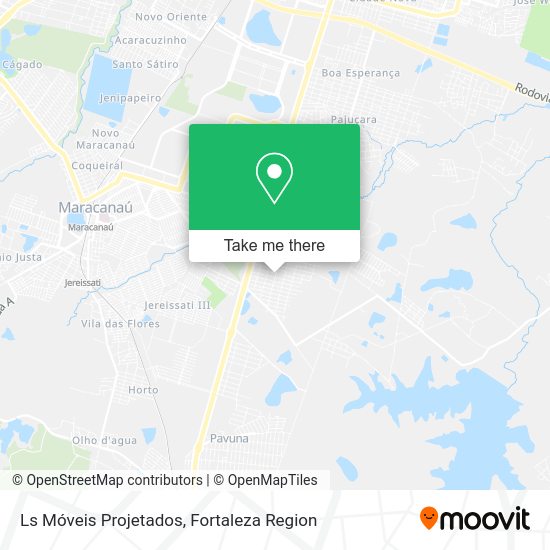 Ls Móveis Projetados map