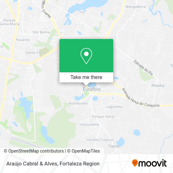 Araújo Cabral & Alves map