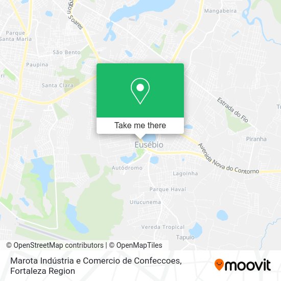 Marota Indústria e Comercio de Confeccoes map