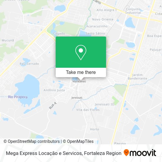 Mega Express Locação e Servicos map