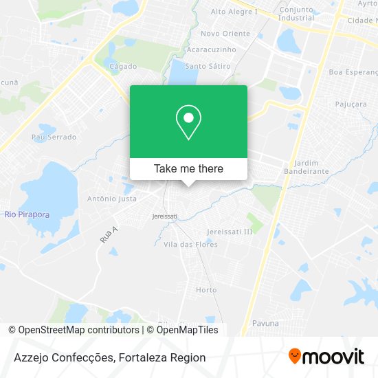 Azzejo Confecções map