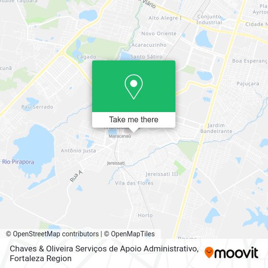 Chaves & Oliveira Serviços de Apoio Administrativo map