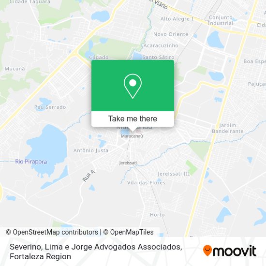 Severino, Lima e Jorge Advogados Associados map