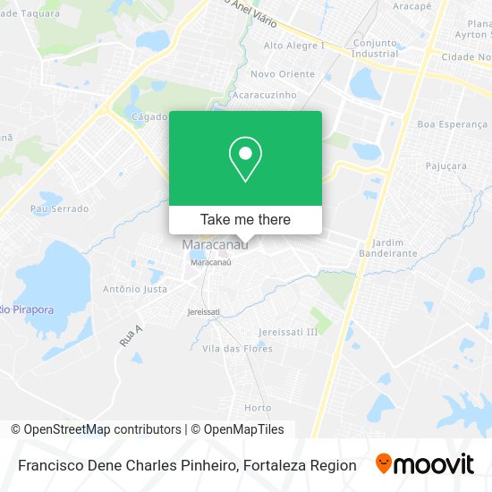 Francisco Dene Charles Pinheiro map