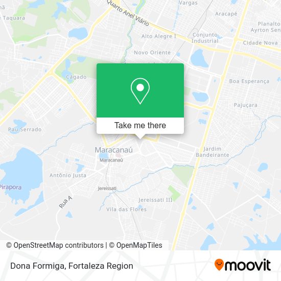 Dona Formiga map