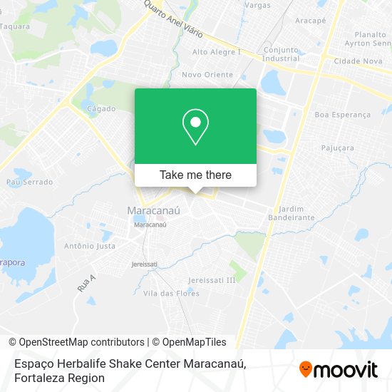 Espaço Herbalife Shake Center Maracanaú map