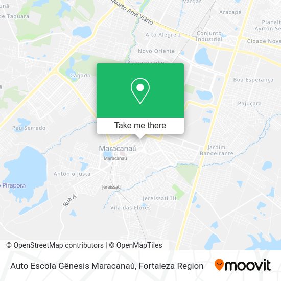 Auto Escola Gênesis Maracanaú map