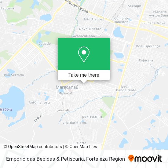 Empório das Bebidas & Petiscaria map