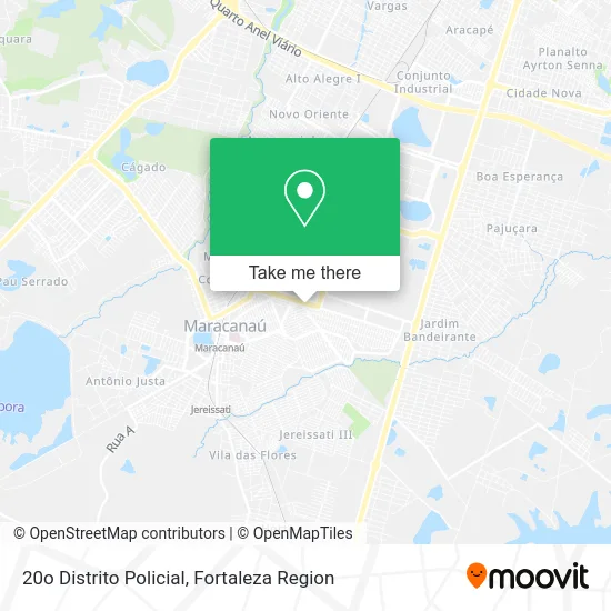 20o Distrito Policial map