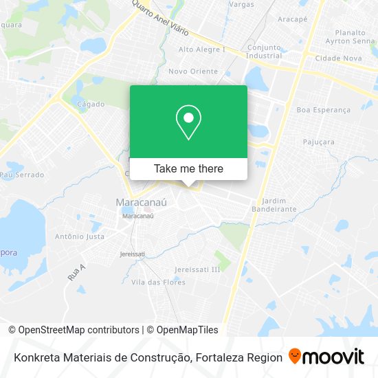 Konkreta Materiais de Construção map