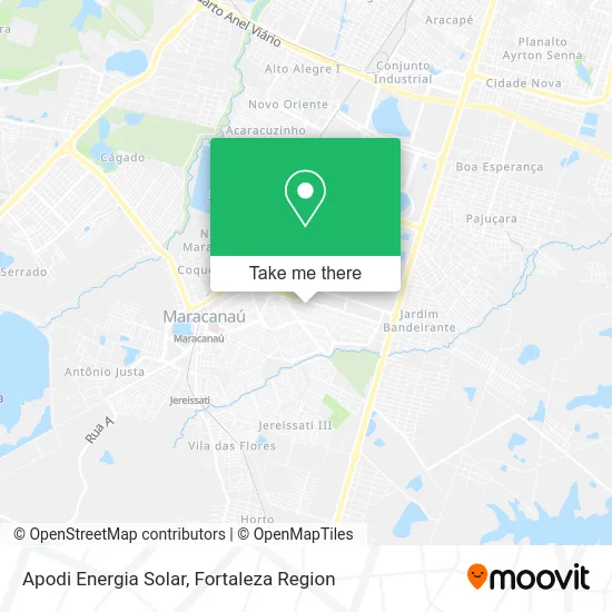 Apodi Energia Solar map