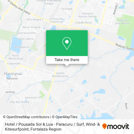 Hotel / Pousada Sol & Lua - Paracuru / Surf, Wind- & Kitesurfpoint map